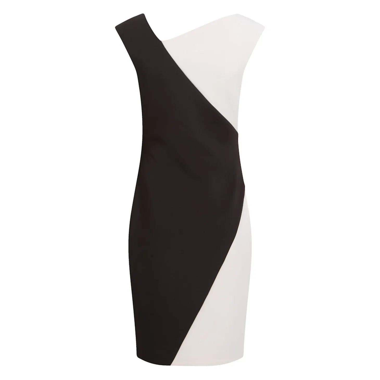 NEOPRENE SCUBA COLORBLOCK DRES