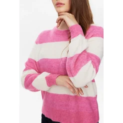 NURIETTE BIG STRIPE PULLOVER