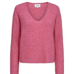 NURIETTE RIB V-NECK PULLOVER