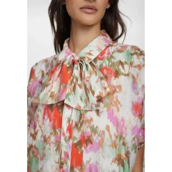 NUVINNIE SS BOW SHIRT