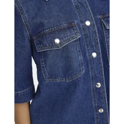 ONLBELLE S/S BUTTON DRESS DNM
