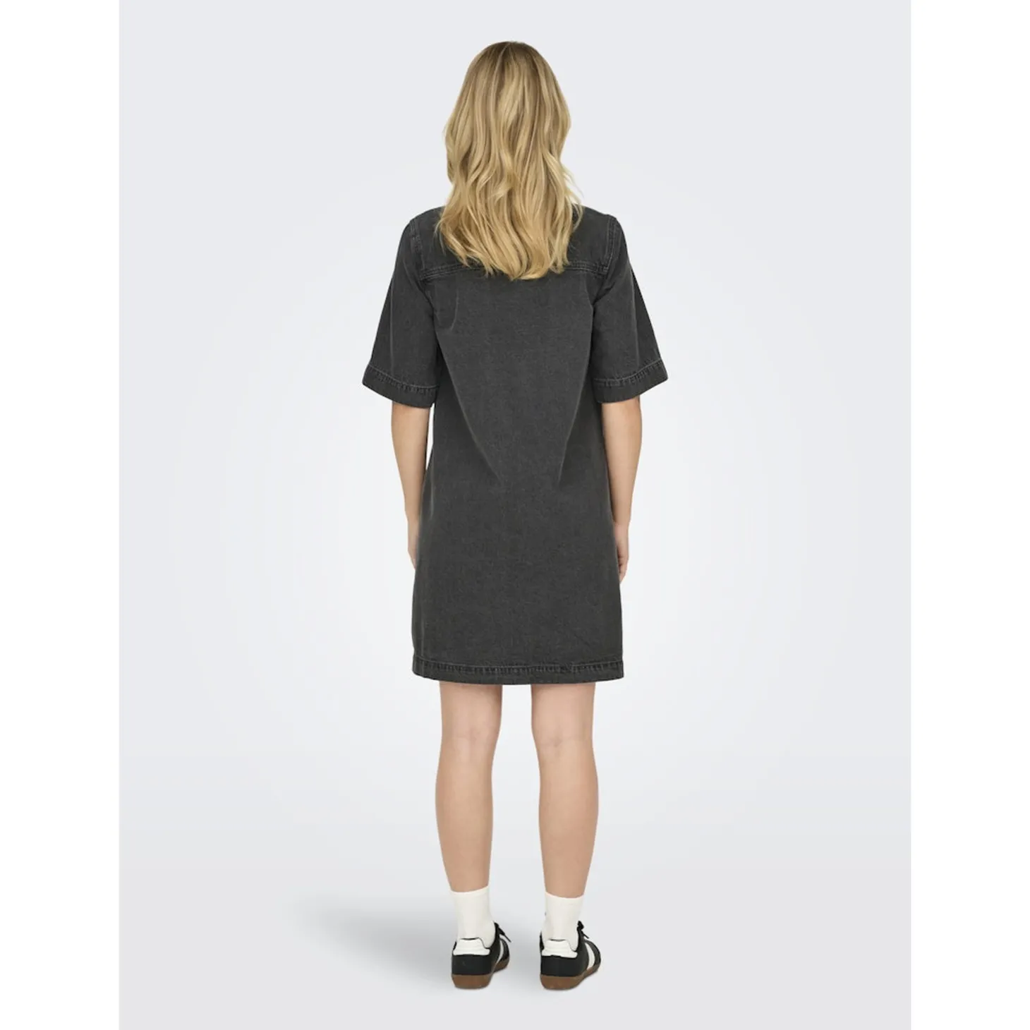 ONLBELLE S/S BUTTON DRESS DNM