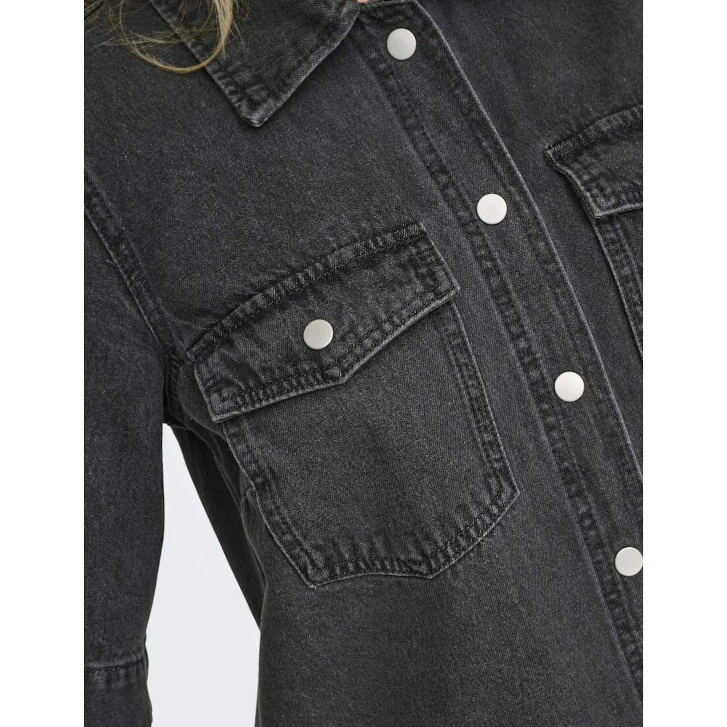 ONLBELLE S/S BUTTON DRESS DNM
