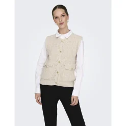 ONLCELESTE O-NECK VEST KNT