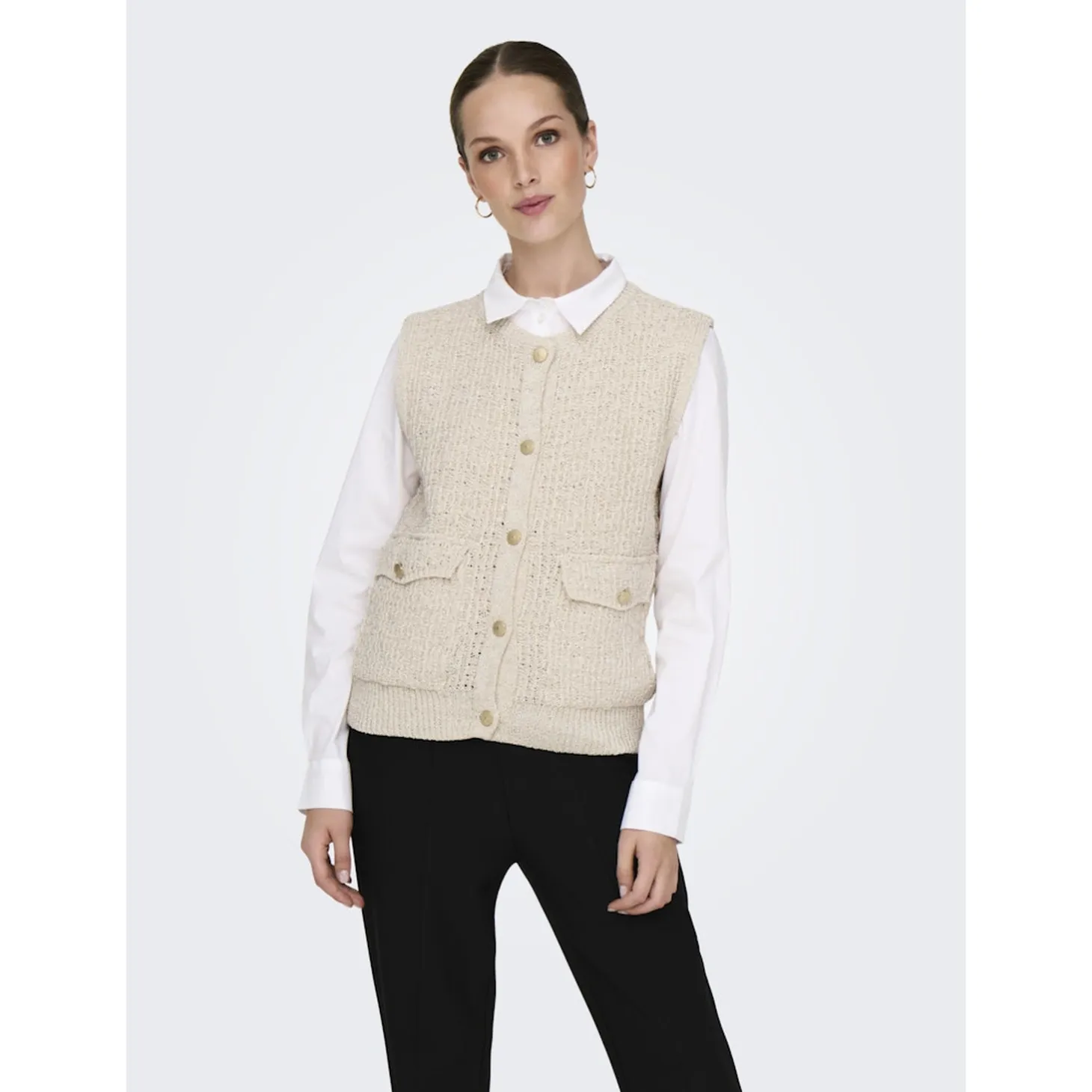 ONLCELESTE O-NECK VEST KNT