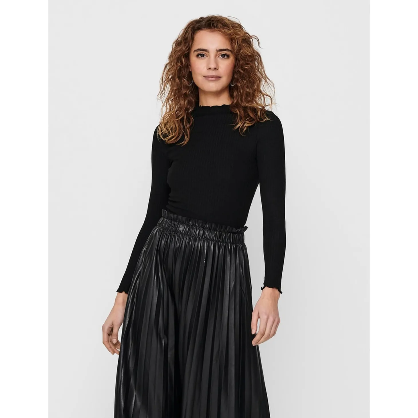 ONLEMMA L/S HIGH NECK TOP NOOS