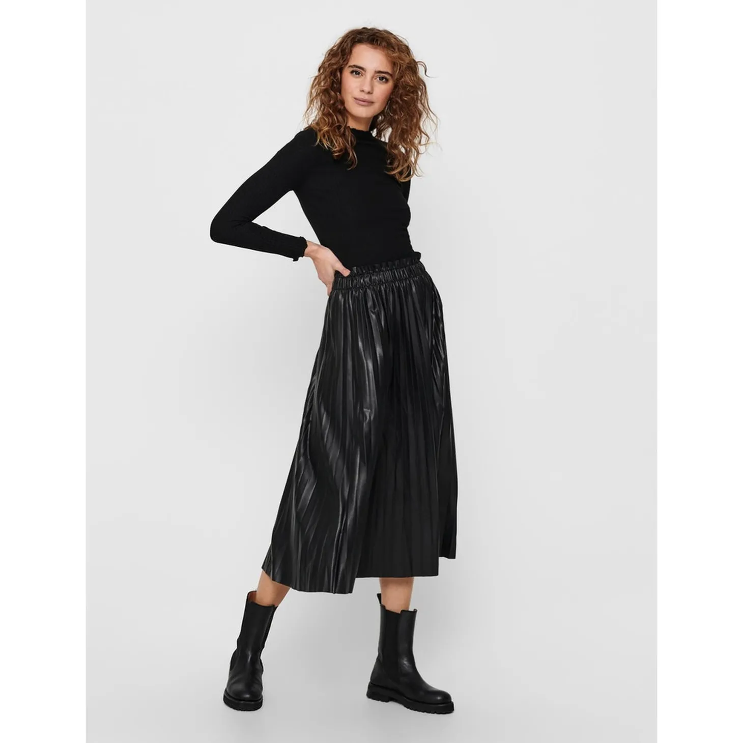 ONLEMMA L/S HIGH NECK TOP NOOS