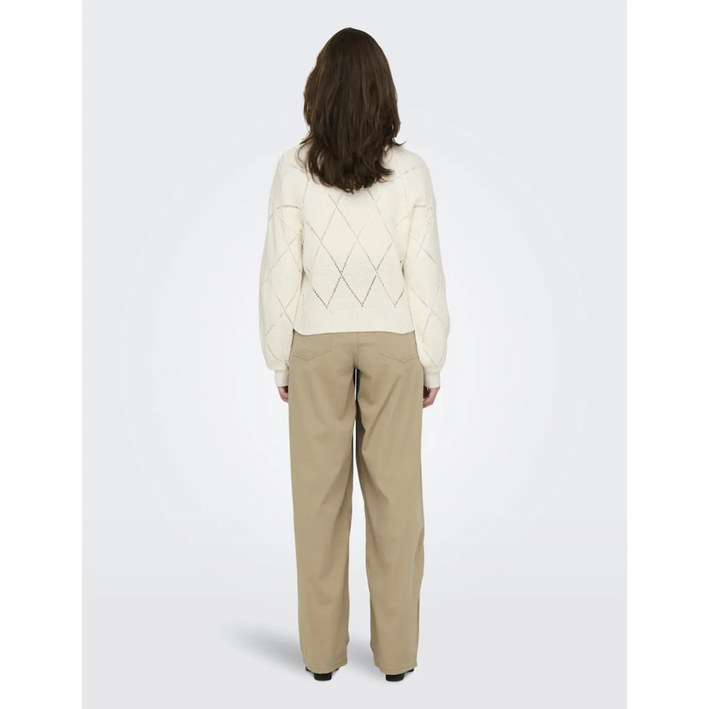 ONLGEENAS LS STRUCTURE O-NECK