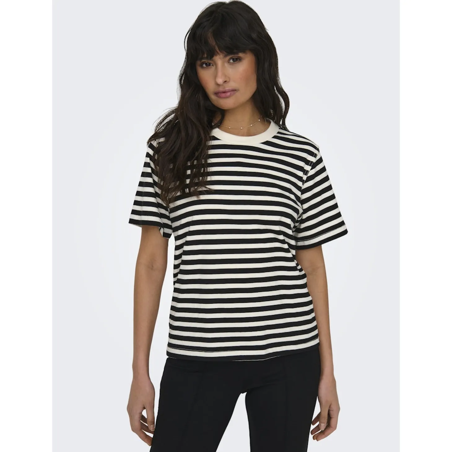 ONLLIVINA S/S STRIPE TEE JRS N
