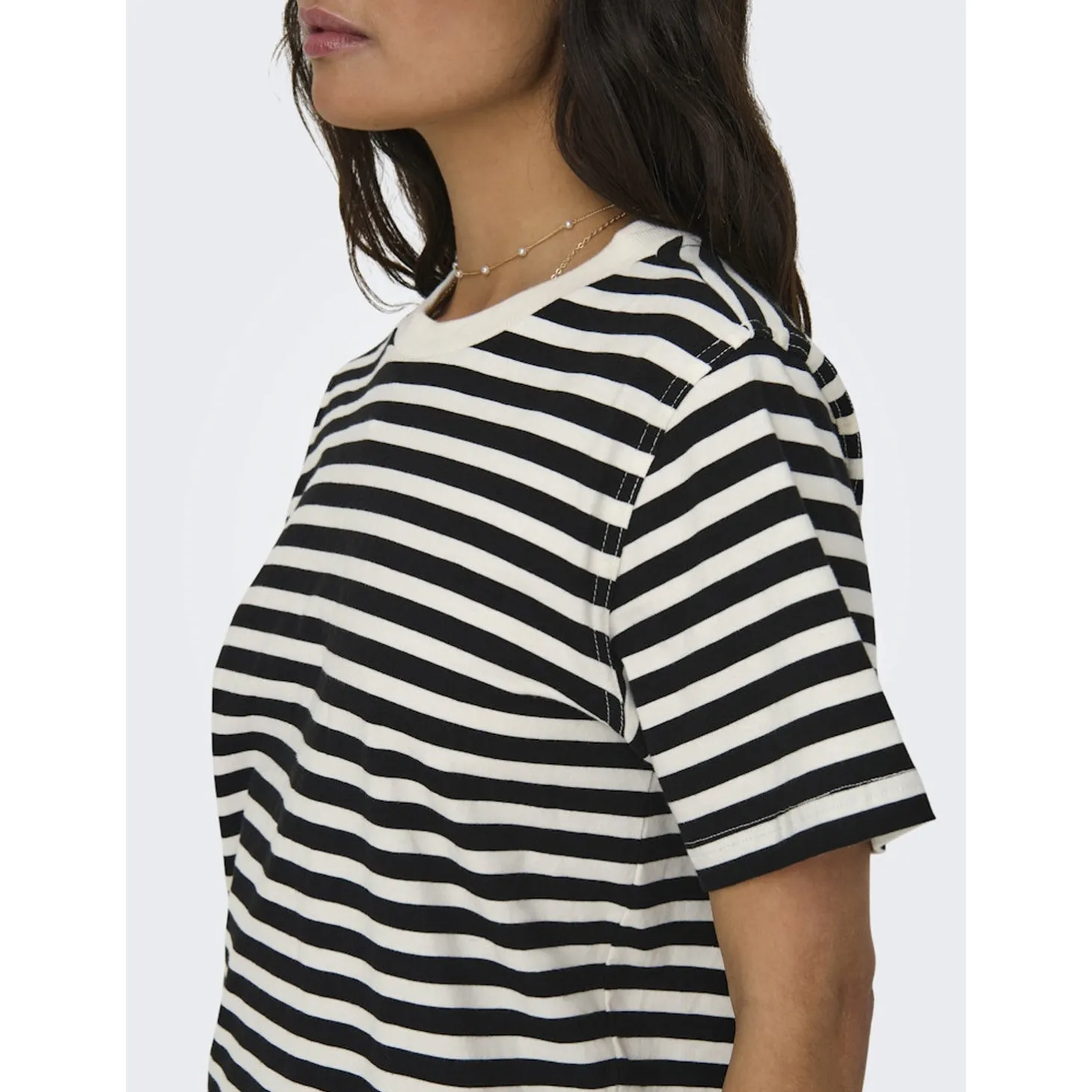 ONLLIVINA S/S STRIPE TEE JRS N