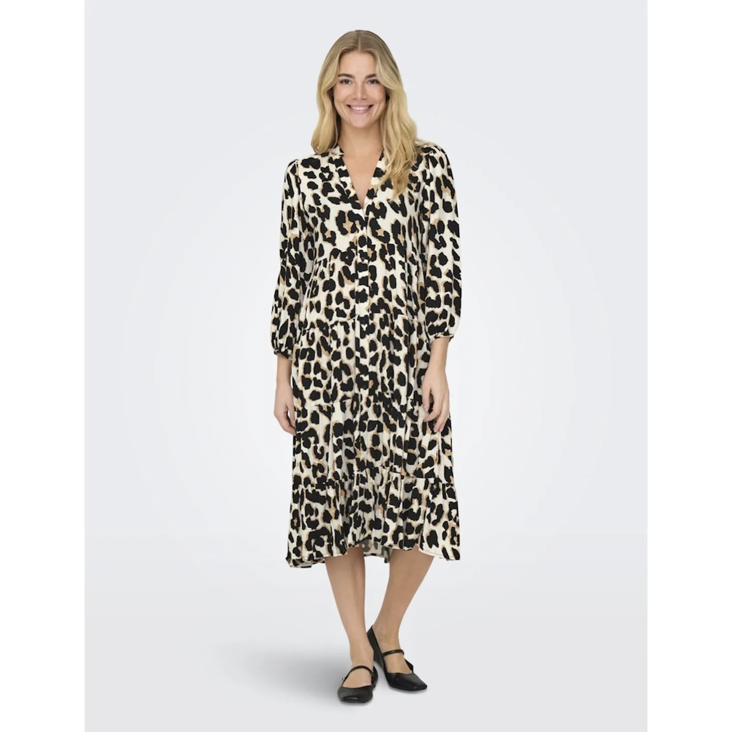 ONLMILANA 7/8 DRESS WVN NOOS