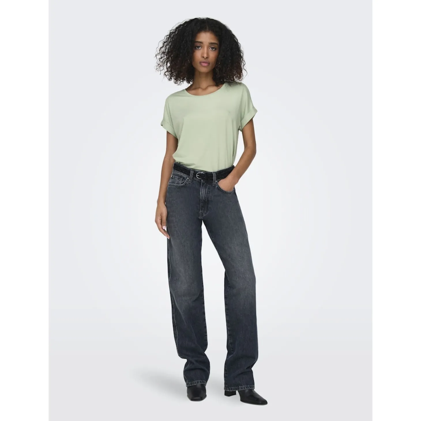 ONLMOSTER S/S O-NECK TOP NOOS