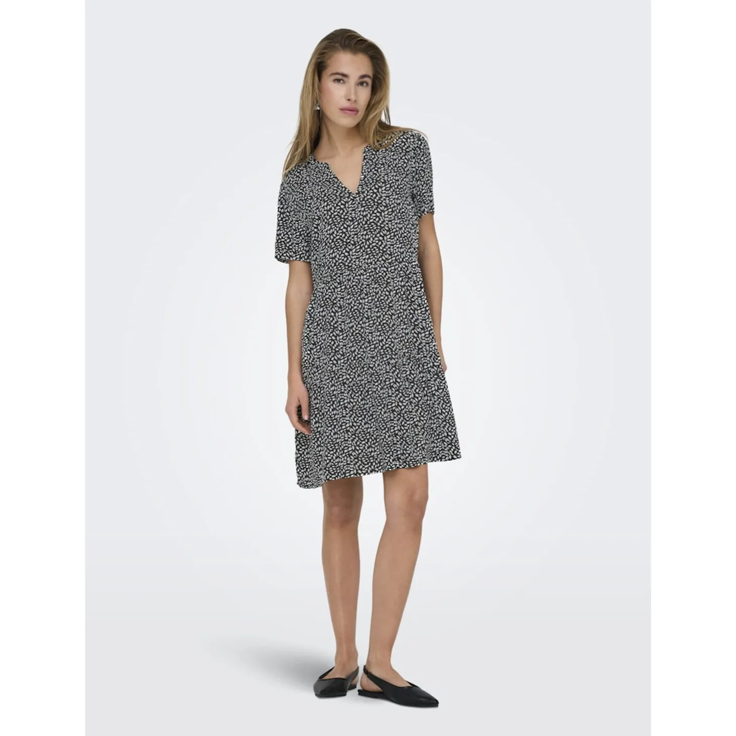ONLZALLY LIFE S/S THEA DRESS N