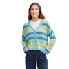Open knit cardigan