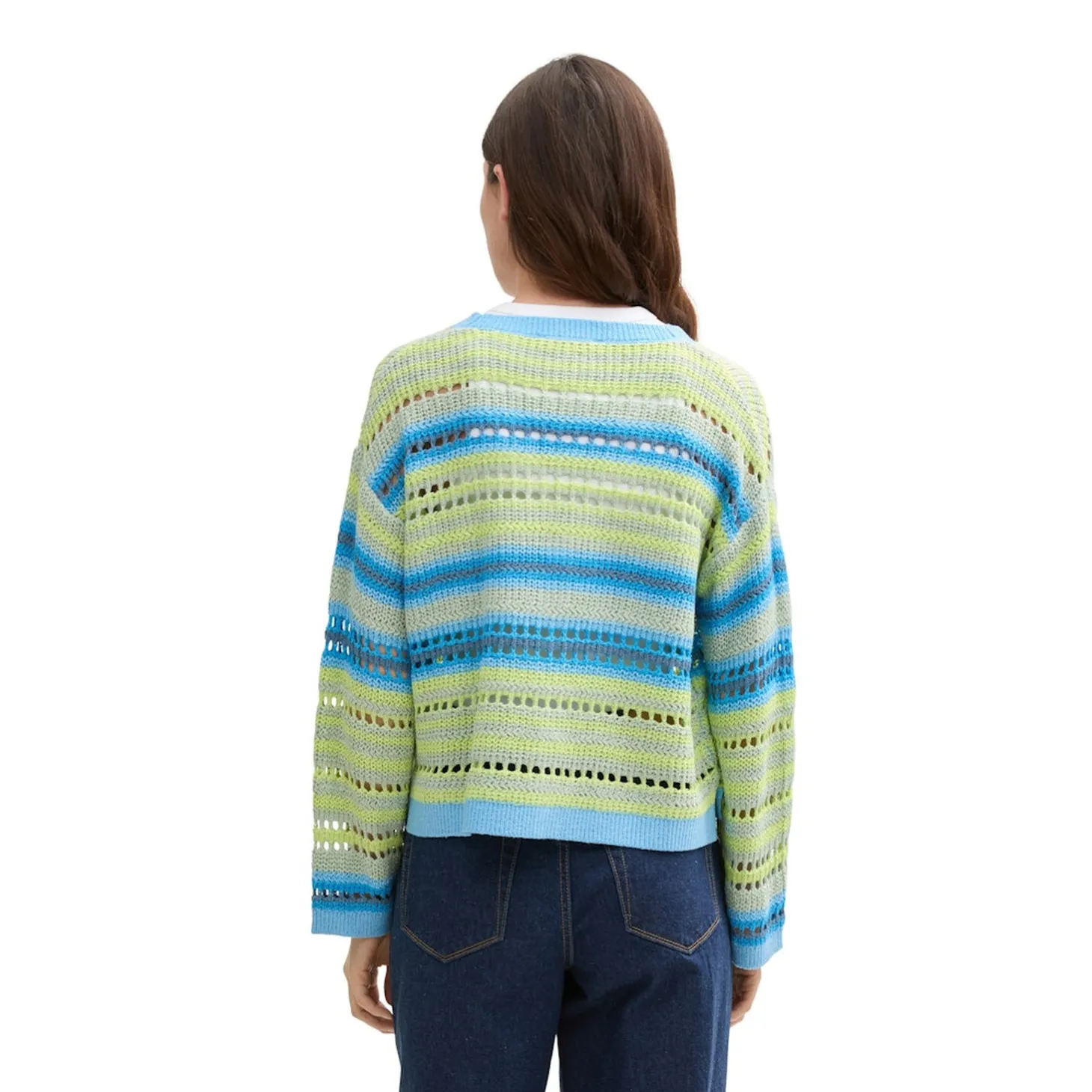 Open knit cardigan