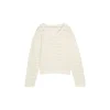 Open knit pullover
