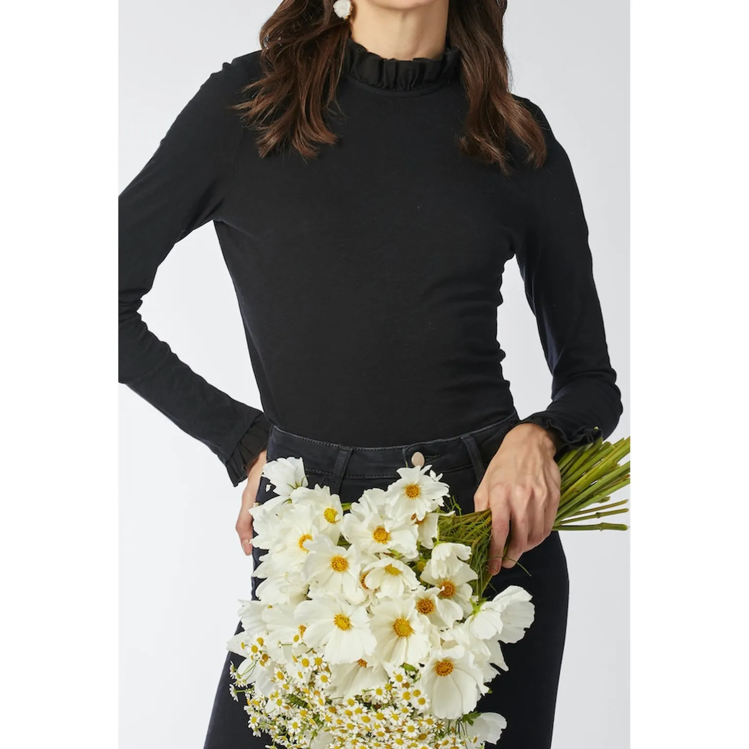 Organic Slub Frill Longsleeve