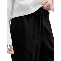 Paperbag wide leg pants