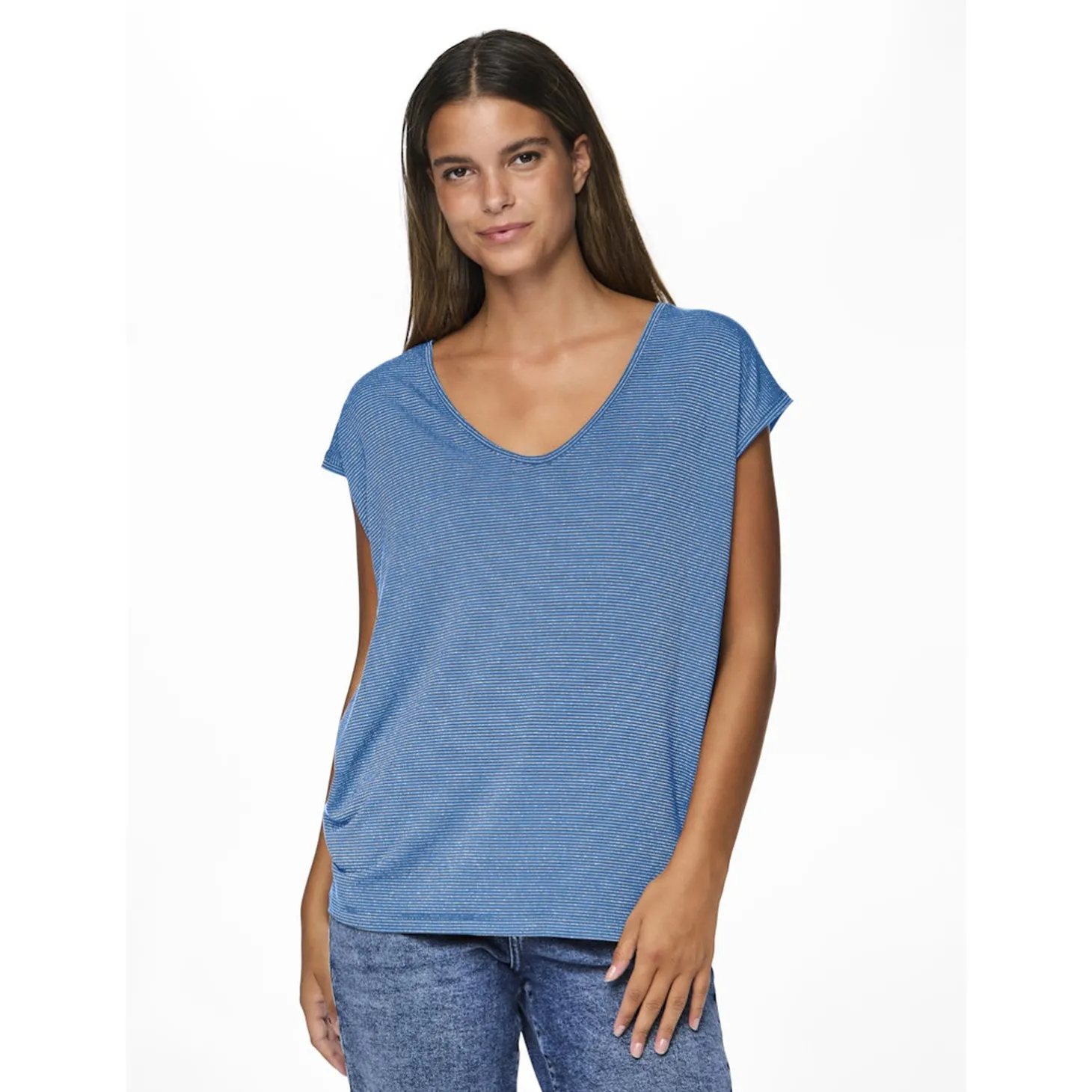 PCBILLO TEE LUREX STRIPES NOOS