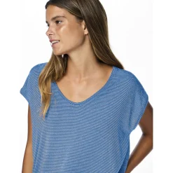 PCBILLO TEE LUREX STRIPES NOOS