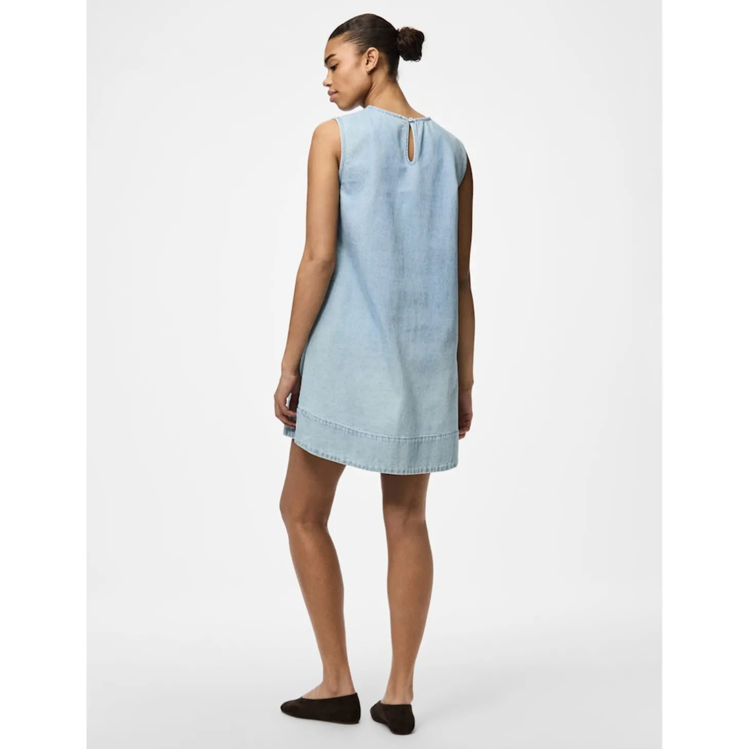 PCFLORA SL MINI DENIM DRESS NO