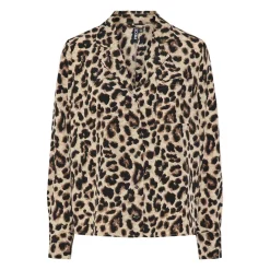 PCJULINA LS V-NECK SHIRT MM