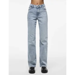 PCKELLY MW STRAIGHT JEANS LB30