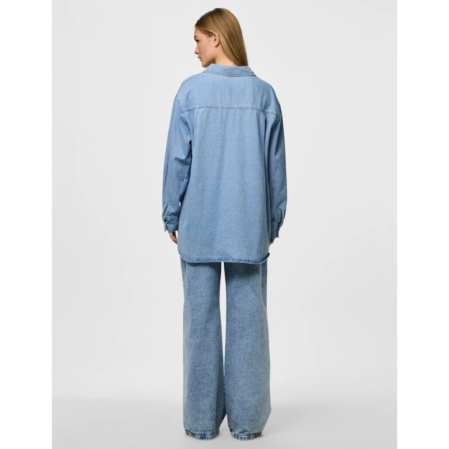 PCMAISIE LS DENIM SHIRT NOOS B