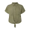 PCPIA SS TIE SHIRT WVN NOOS
