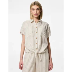 PCPIA SS TIE SHIRT WVN NOOS