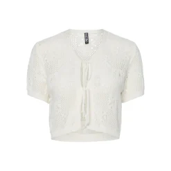 PCTAMA SS CROPPED TIE KNIT CAR