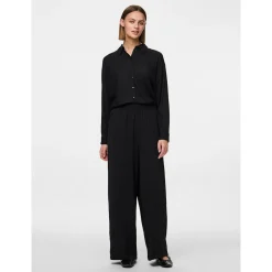 PCTIFFANY HW WIDE PANTS WVN NO