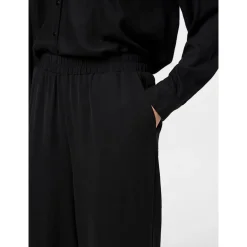 PCTIFFANY HW WIDE PANTS WVN NO