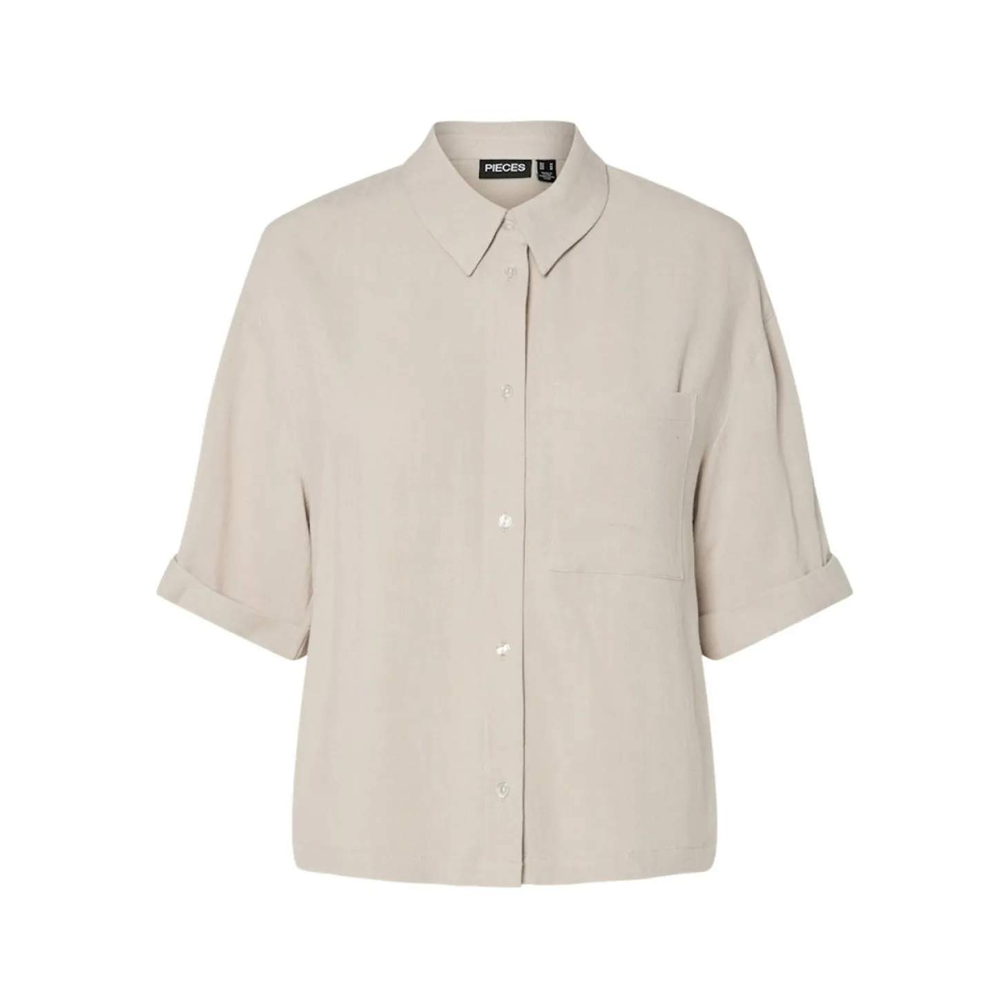 PCVINSTY SHORT 2/4 SHIRT WVN