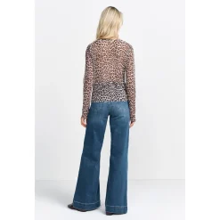 Plissee Mesh Longsleeve Recycl