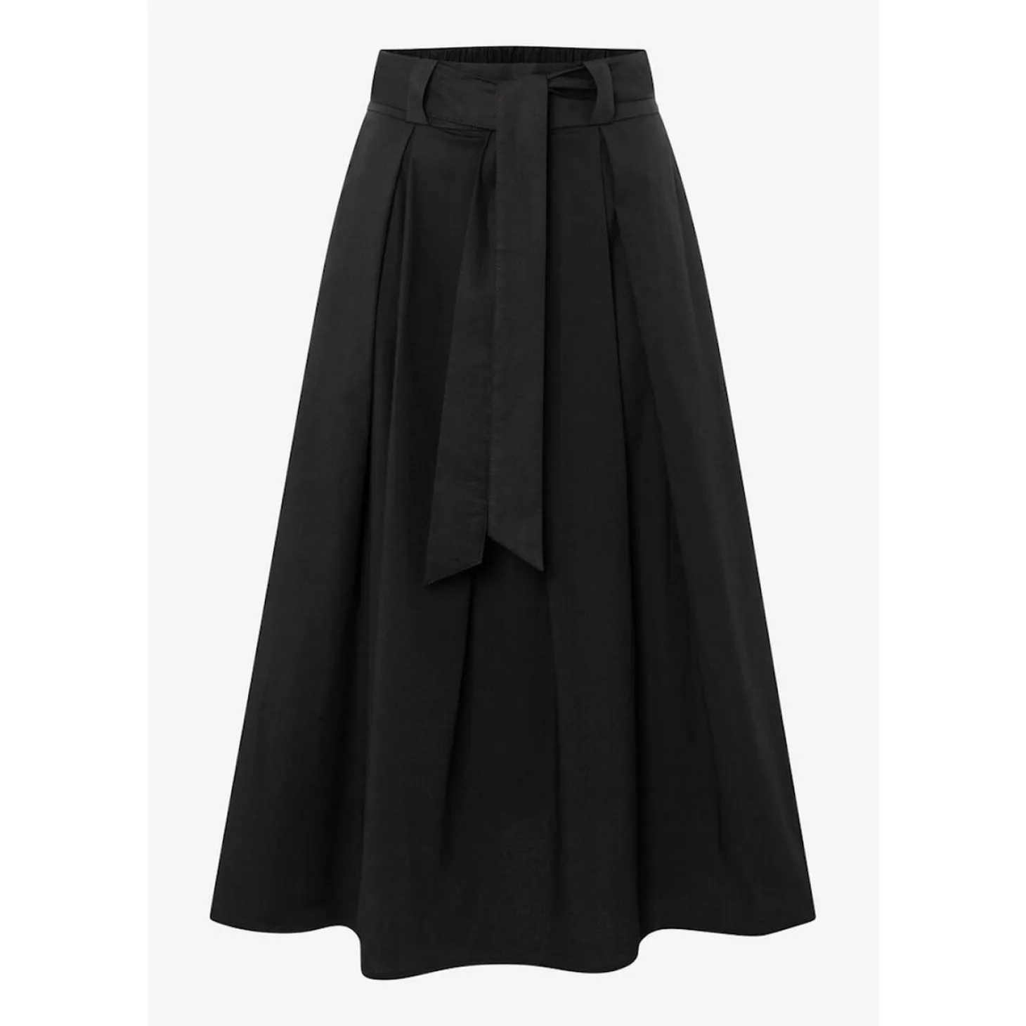 Poplin Print Skirt