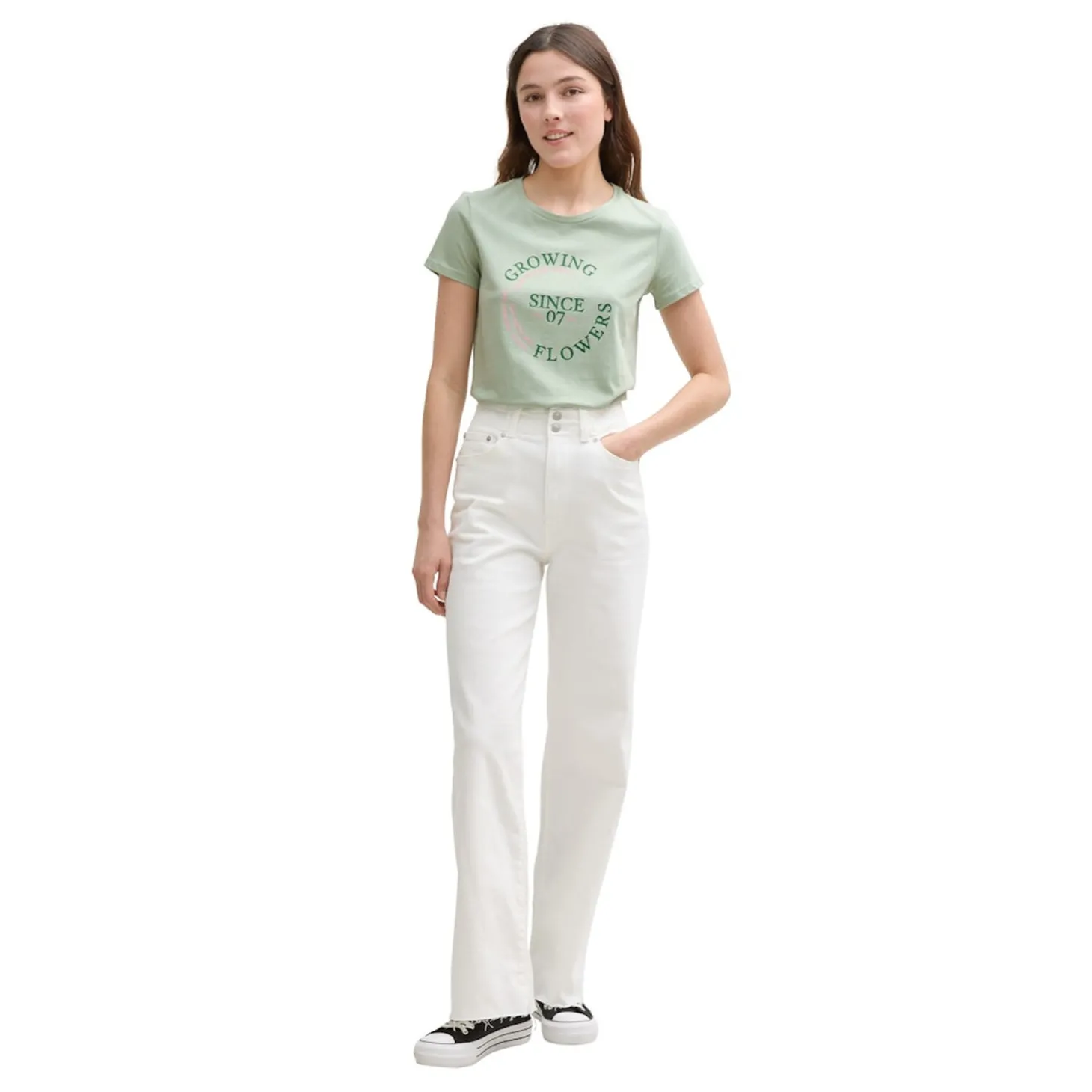 Printed basic T-shirt