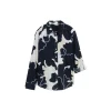 Printed blouse with collar
