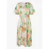 Printed Chiffon Dress