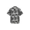 Printed cotton linen shirt