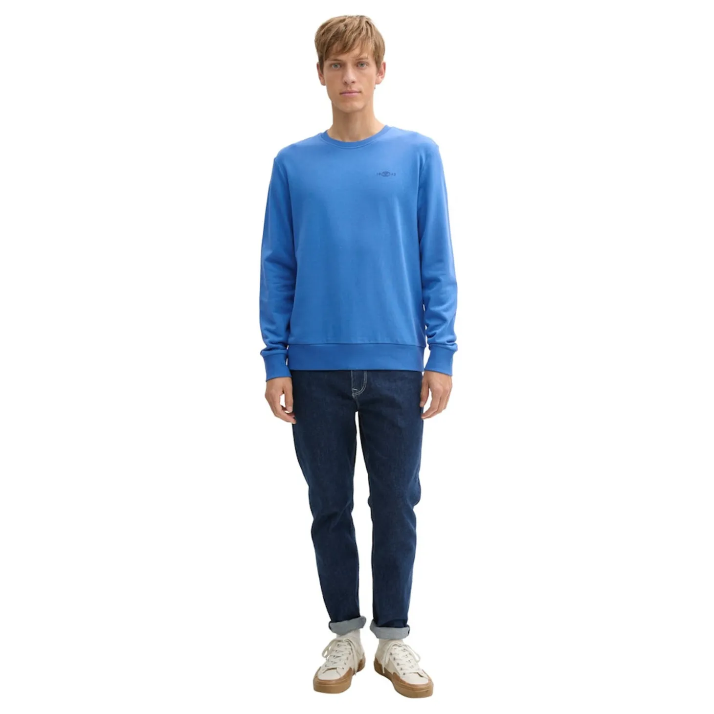 Printed crewneck sweatshirt