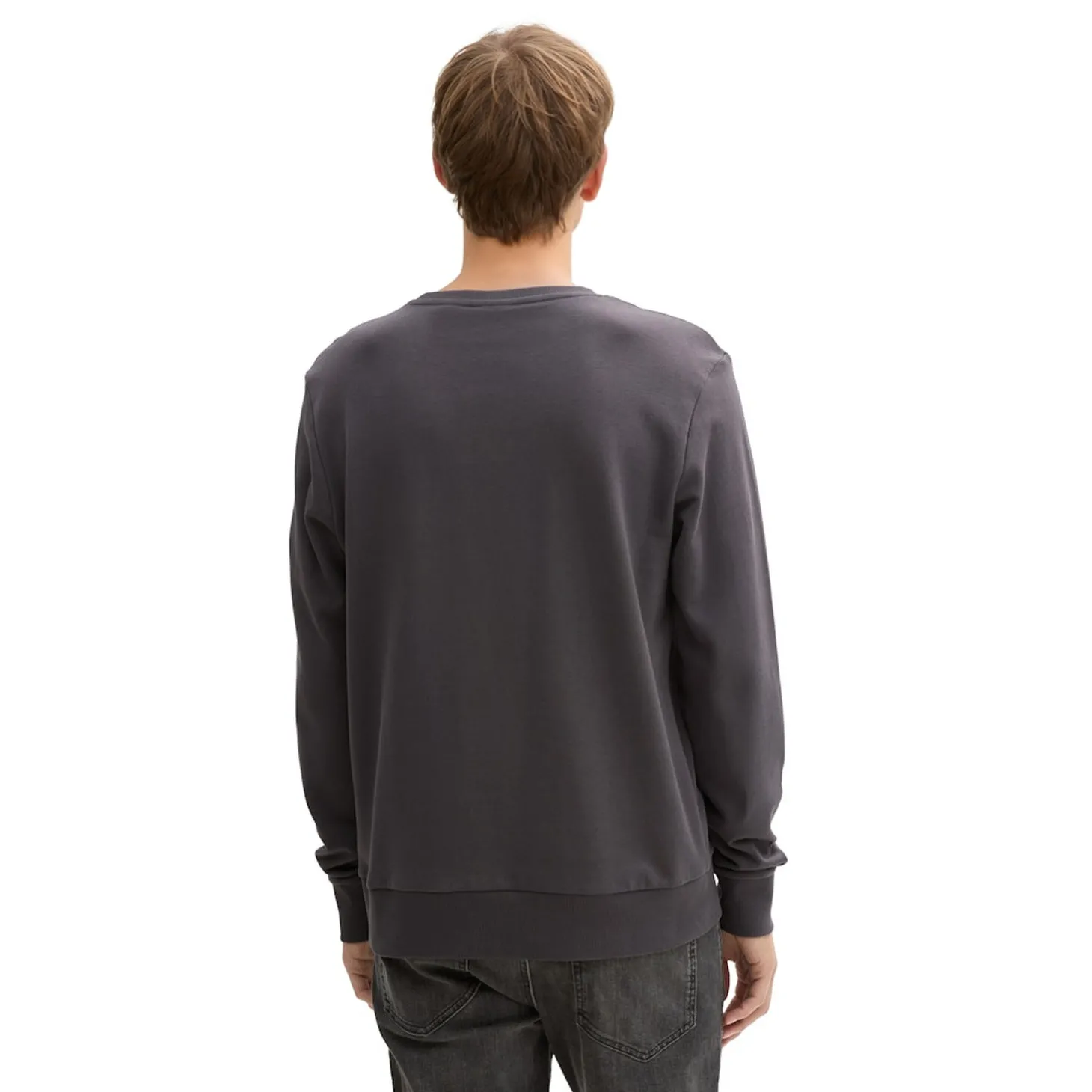 Printed crewneck sweatshirt