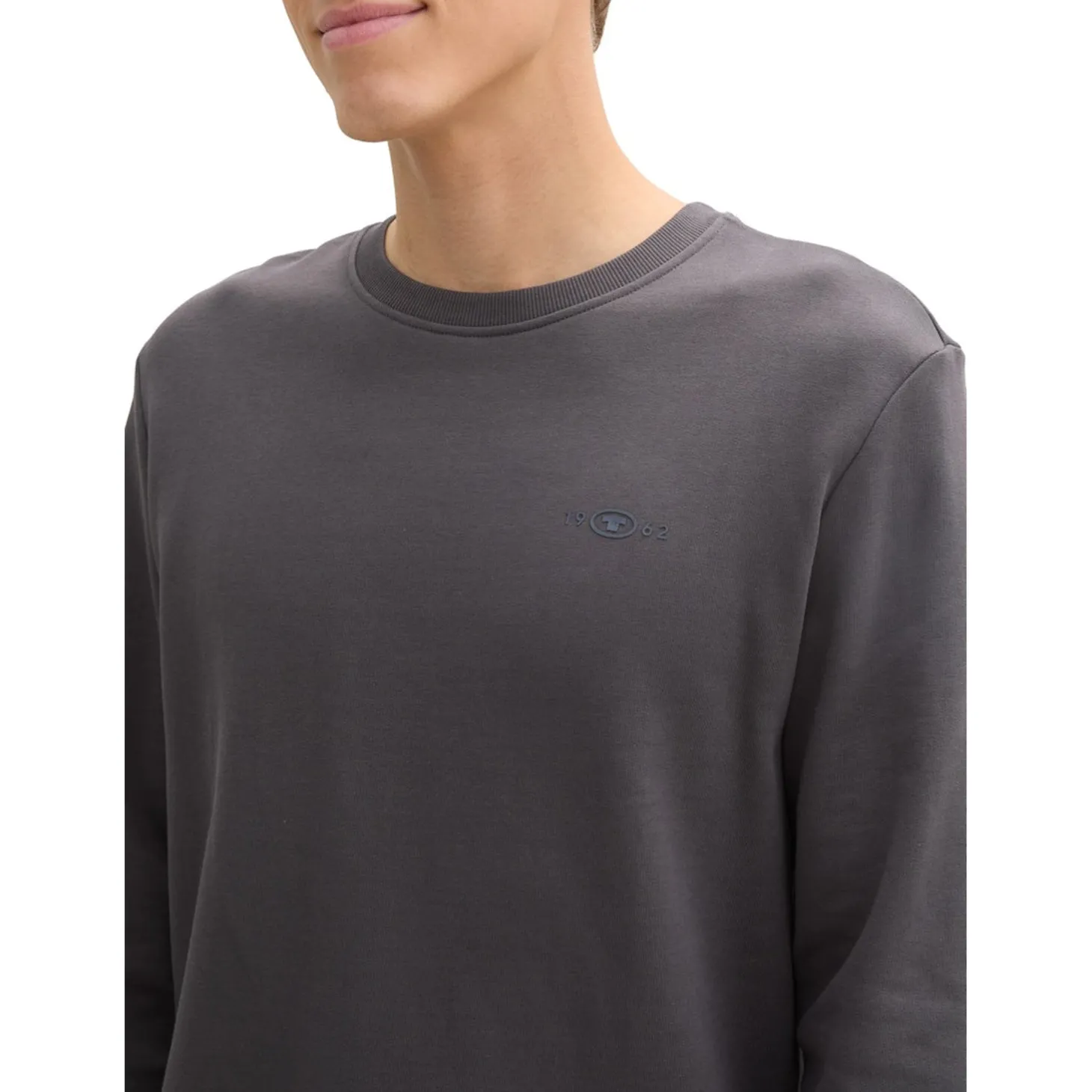 Printed crewneck sweatshirt