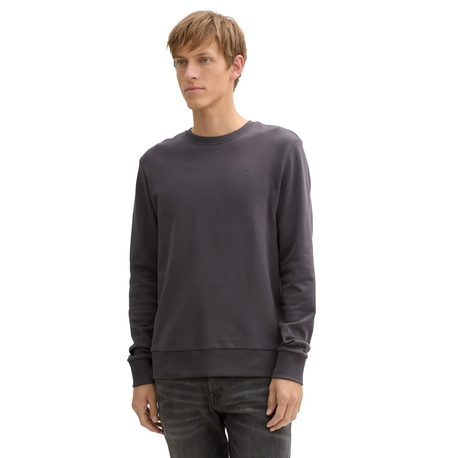 Printed crewneck sweatshirt