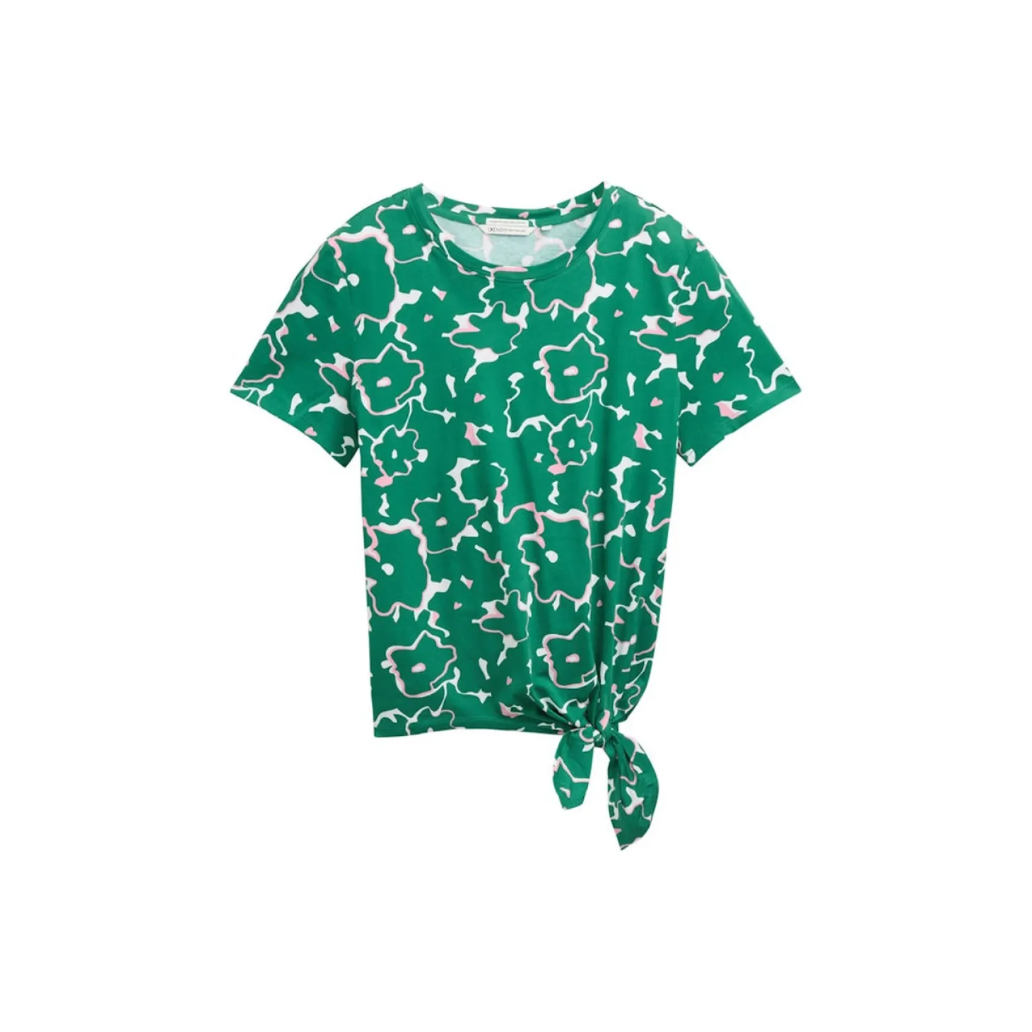 Printed knot T-Shirt