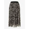 Printed Mesh Skirt