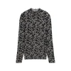 Printed mockneck T-shirt