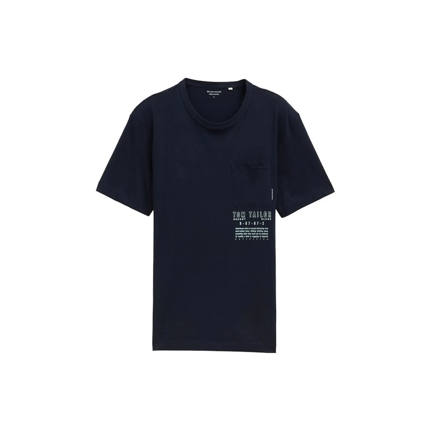 Printed pocket t-shirt