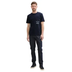 Printed pocket t-shirt