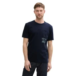 Printed pocket t-shirt